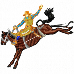 Cowboy And Hunter Embroidery Design 9 Cowboy And Hunter Embroidery Design 9